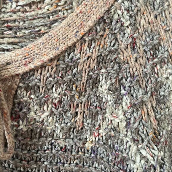 Free People Multicolor Neutral Love Bug Fair isle Nordic Wool Knit Sweater‎ - Picture 8 of 10